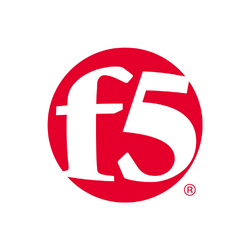 F5 logo, white "f5" on a red circle