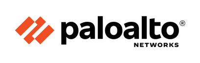 Palo Alto Networks logo with stylized red geometric symbol