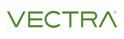 Vectra logo in green text with registered trademark symbol