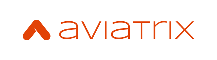 Aviatrix logo with stylized orange "A" symbol and text